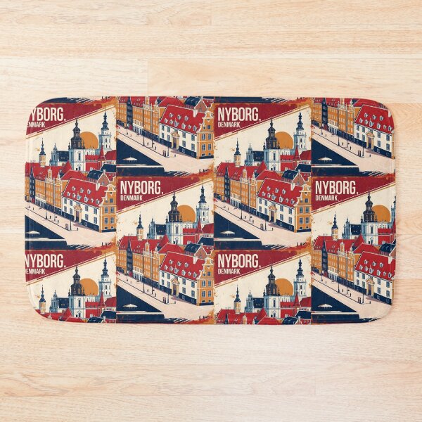 Item preview, Nyborg Denmark 1950s Vintage Travel Tourism designed and sold by TravelersGems.