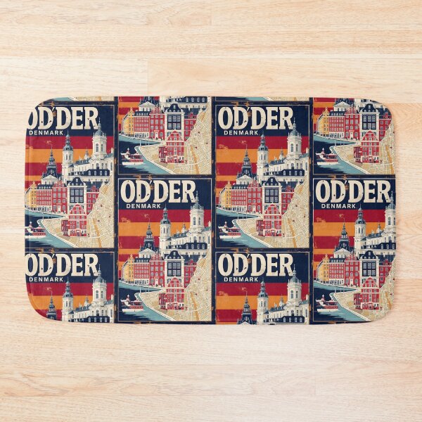 Item preview, Odder Denmark 1950s Vintage Travel Tourism designed and sold by TravelersGems.