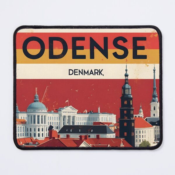 Item preview, Odense Denmark 1950s Vintage Travel Tourism designed and sold by TravelersGems.