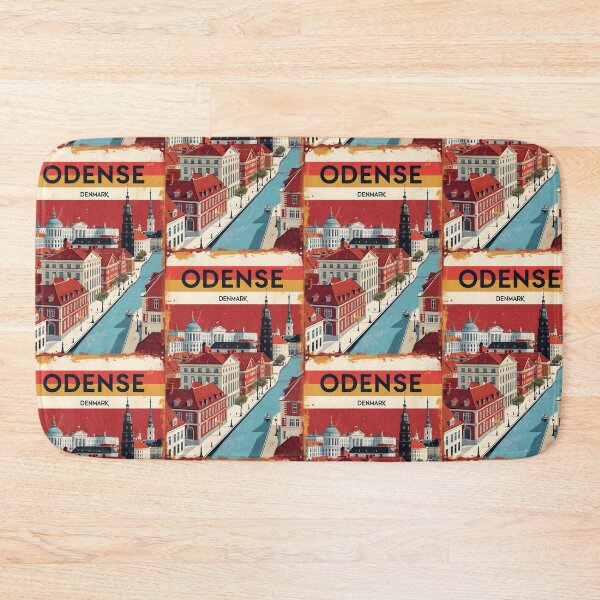 Item preview, Odense Denmark 1950s Vintage Travel Tourism designed and sold by TravelersGems.