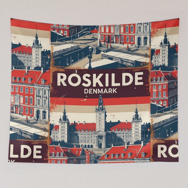 Item preview, Roskilde Denmark 1950s Vintage Travel Tourism designed and sold by TravelersGems.