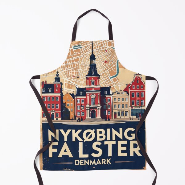 Item preview, Nykobing Falster Denmark 1950s Vintage Travel Tourism designed and sold by TravelersGems.