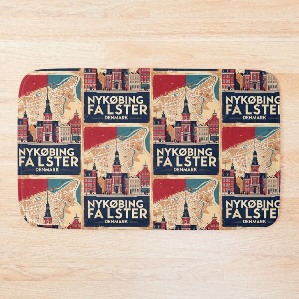 Item preview, Nykobing Falster Denmark 1950s Vintage Travel Tourism designed and sold by TravelersGems.