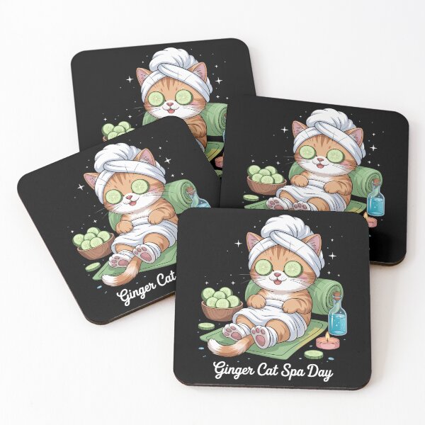 Item preview, Purr-laxation Day - Cat at the Spa Day Relax designed and sold by VENOM0RIOT.
