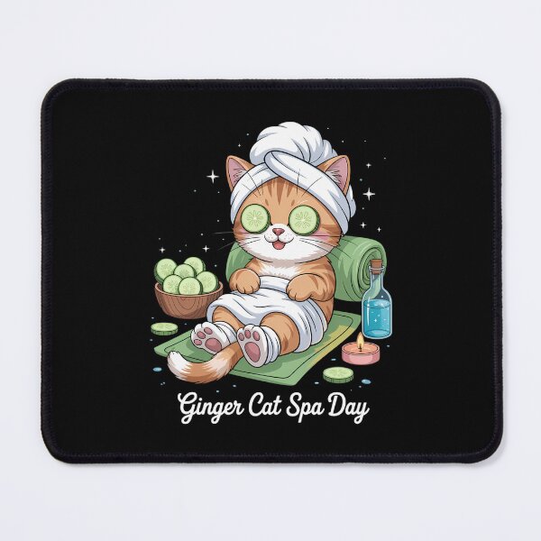 Item preview, Purr-laxation Day - Cat at the Spa Day Relax designed and sold by VENOM0RIOT.