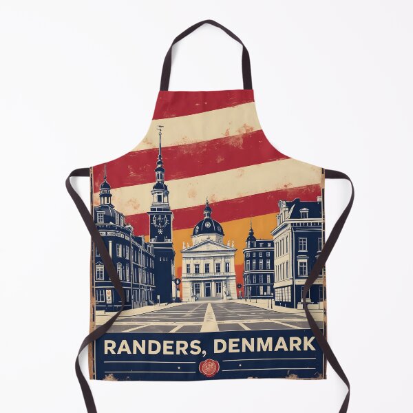Item preview, Randers Denmark 1950s Vintage Travel Tourism designed and sold by TravelersGems.