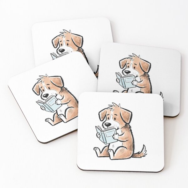 Item preview, Dog Reading a Book designed and sold by Thunderbelts.