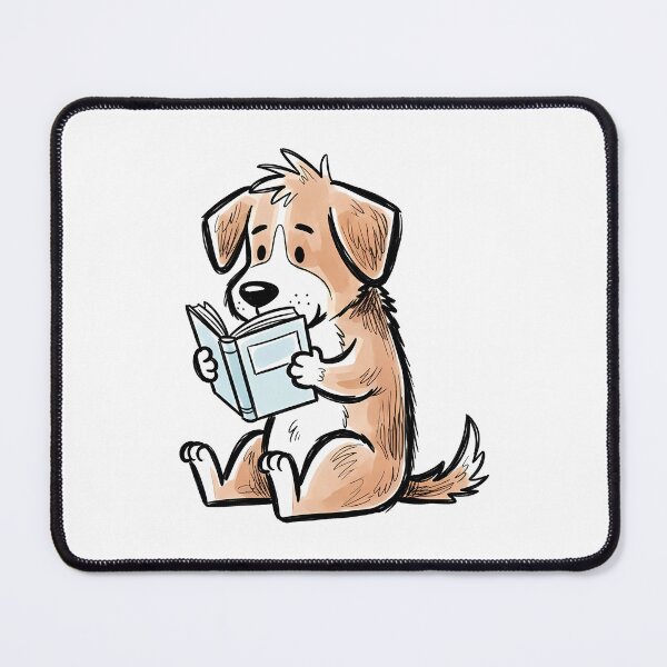 Item preview, Dog Reading a Book designed and sold by Thunderbelts.