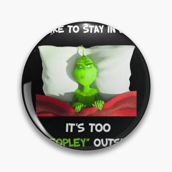 Item preview, Grinch Lazy Day Funny Bed Quote Christmas Humor Design designed and sold by Hadley Murphy.