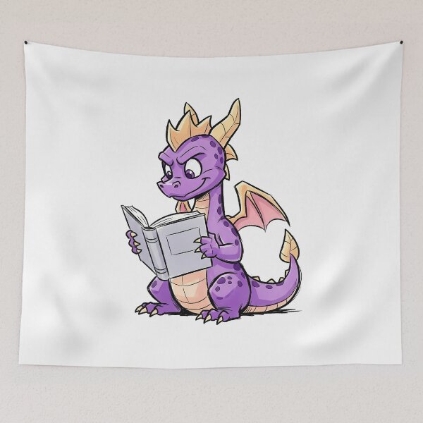 Item preview, Spyro Reading a Book designed and sold by Thunderbelts.