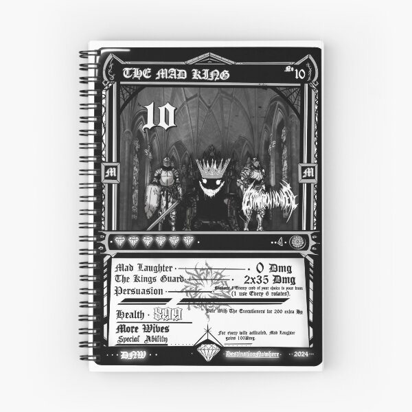 Item preview, THE MAD KING (DNW Trading Card) designed and sold by Destination  Nowhere.