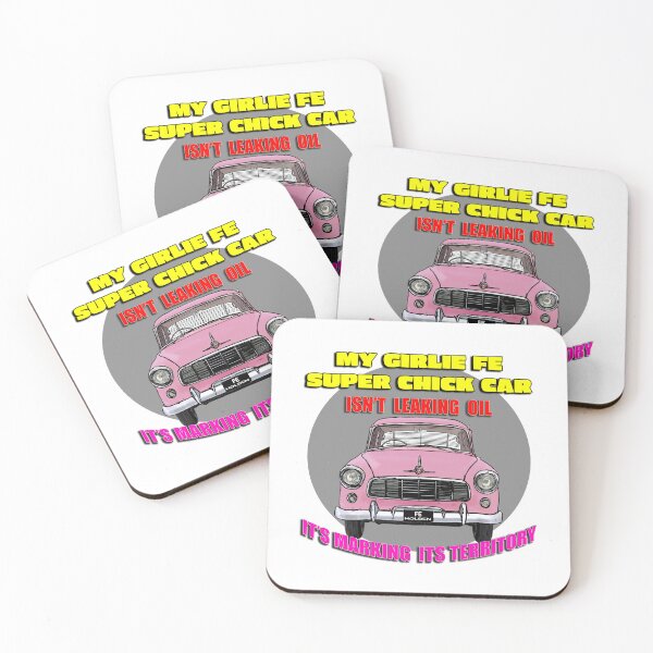 Item preview, Funny Pink FE Holden – It’s Marking Its Territory designed and sold by Michael van der Hoorn.