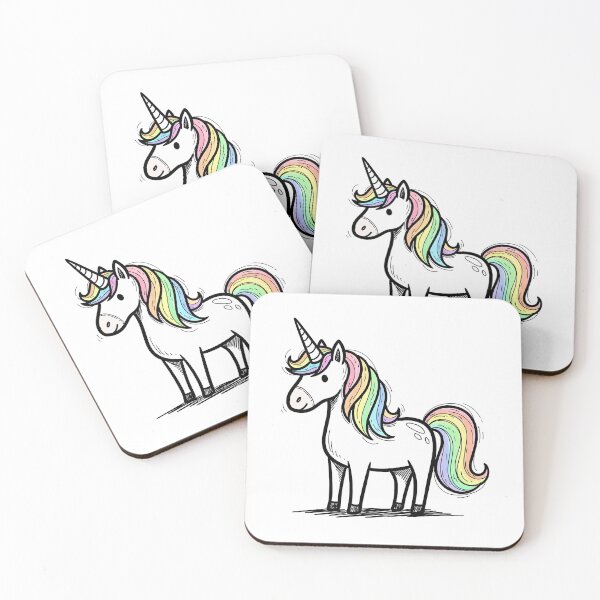 Item preview, Rainbow Unicorn designed and sold by Thunderbelts.