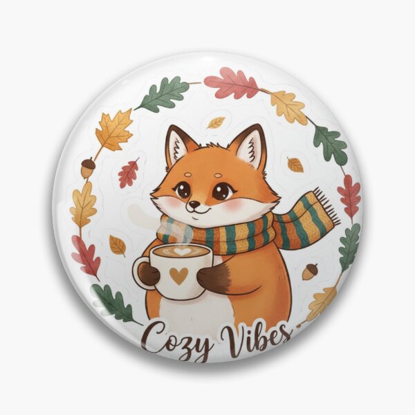 Item preview, Cozy Vibes Cat Sticker | Cute Fall Aesthetic Sticker | Autumn Coffee & Cat Lover Accessory designed and sold by TeeUp2.