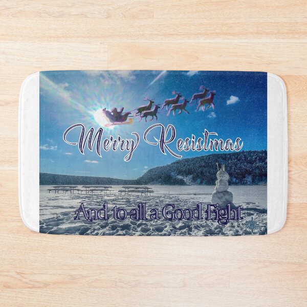 Item preview, Merry Resistmas  –  And to All a Good Fight designed and sold by aadventures.