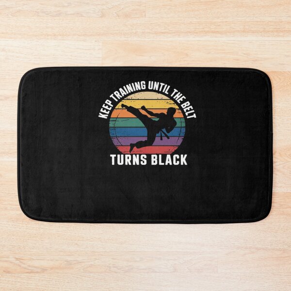 Item preview, Keep training until the belt turns black Karate designed and sold by MinaReinger.