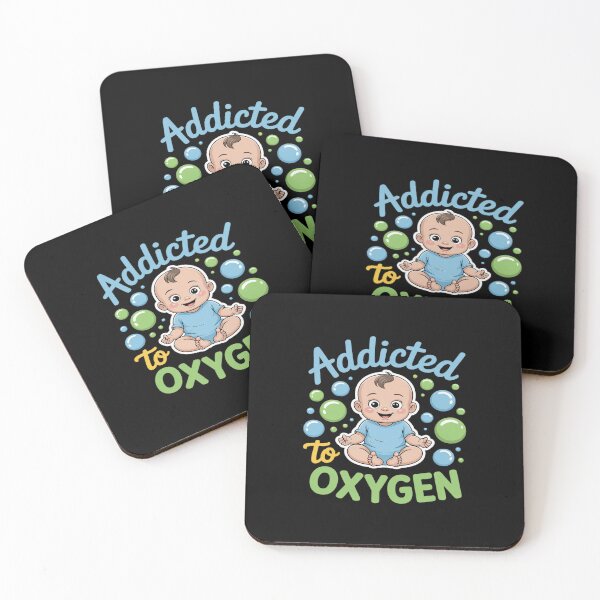 Item preview, Addicted to Oxygen Baby Funny Bubbles designed and sold by August4Laughs25.