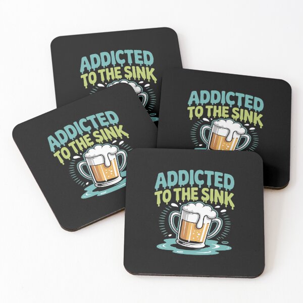 Item preview, Addicted to The Sink Golf Beer Pun Novelty designed and sold by August4Laughs25.