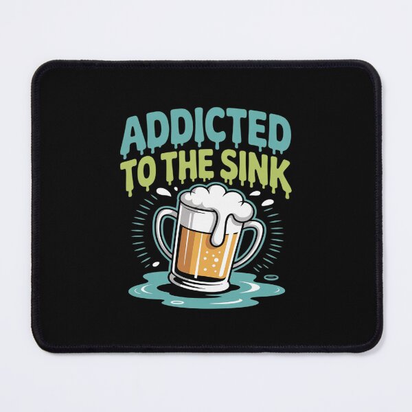 Item preview, Addicted to The Sink Golf Beer Pun Novelty designed and sold by August4Laughs25.