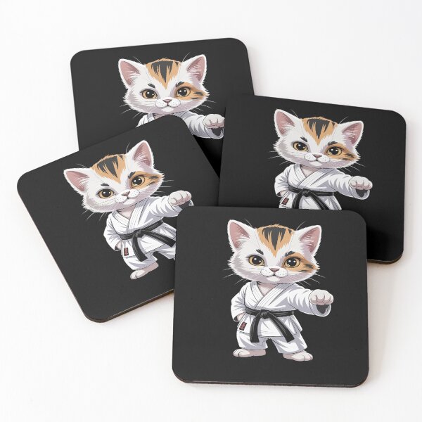 Item preview, Karate Cute Kitten Martial Arts Kitty for Cat Lovers designed and sold by RansomFlatley.