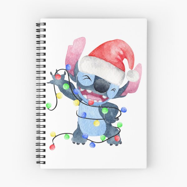 Item preview, Stitch Watercolor Christmas Lights Cute Holiday Art designed and sold by Justice Geovanni.