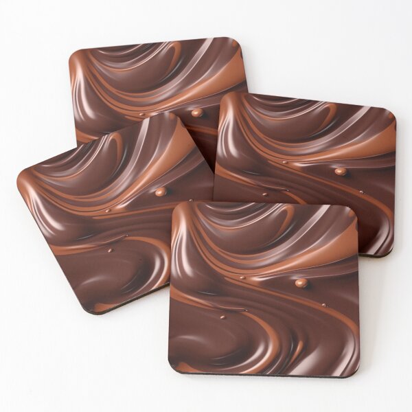 Item preview, Rich Chocolate Swirls Of Fudge With Caramel Abstract  designed and sold by DEC02.