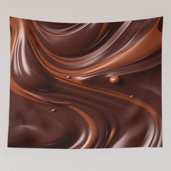 Item preview, Rich Chocolate Swirls Of Fudge With Caramel Abstract  designed and sold by DEC02.