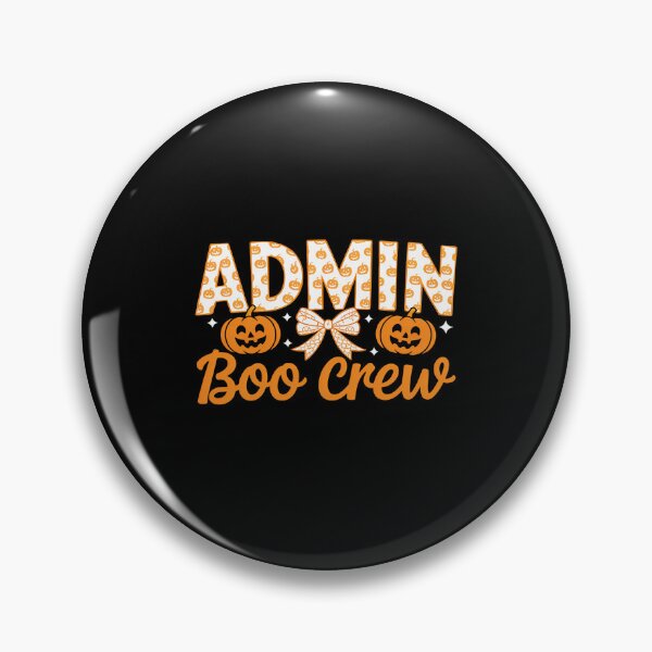 Item preview, Admin Boo Crew Pumpkin Halloween Front Office Squad designed and sold by August4Laughs25.