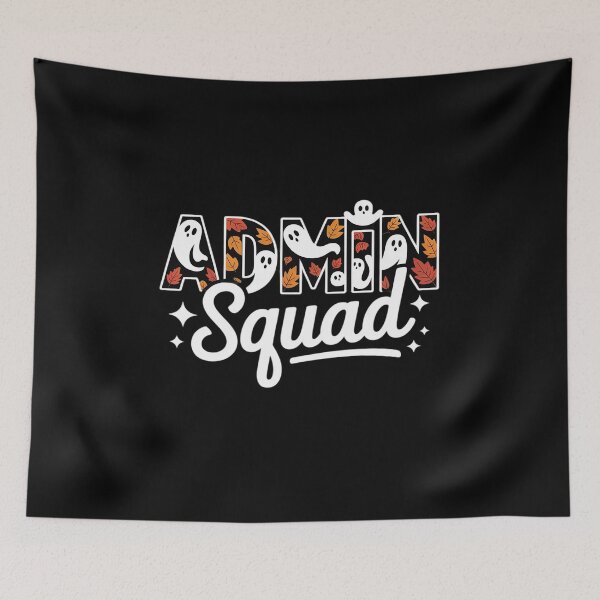 Item preview, Admin Squad Flower Ghost Halloween Front Office Crew designed and sold by August4Laughs25.