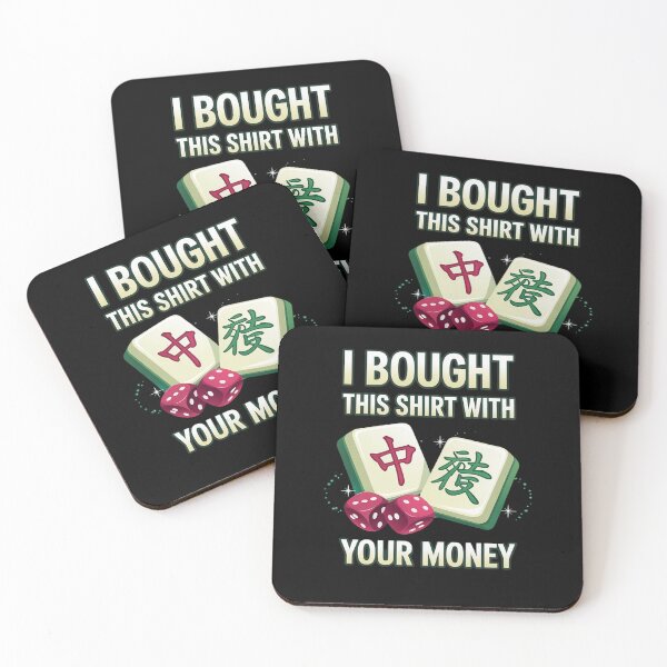 Item preview, I Bought This with Your Money Funny Mahjong designed and sold by RansomFlatley.