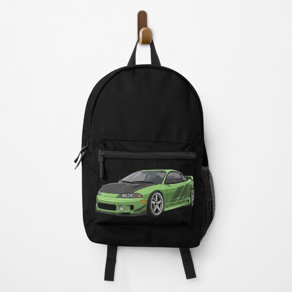 Item preview, Vibrant Green Custom Sports Compact - JDM Tuner Car Art Print designed and sold by nhstaruna.