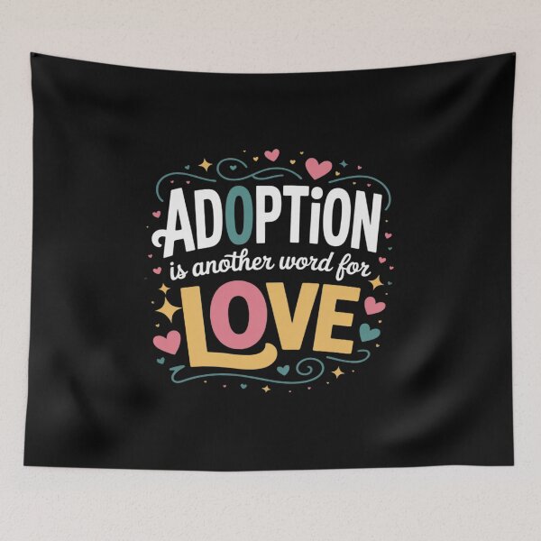 Item preview, Adopted and Adored, Adoption Day Family Adoptive Parents designed and sold by August4Laughs25.