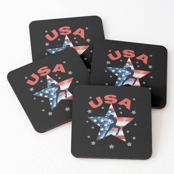 Item preview, Girls Gymnastics American Flag Star Patriotic USA Gymnast designed and sold by marcusry.