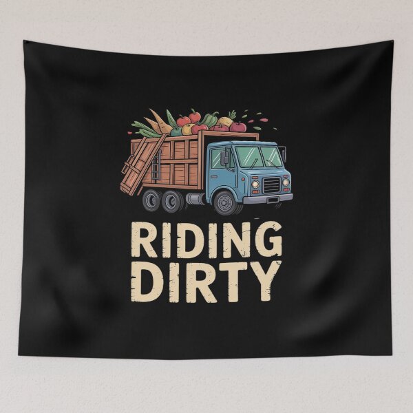 Item preview, Adult Riding Dirty Garbage Truck designed and sold by August4Laughs25.