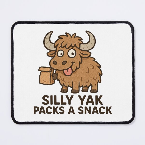 Item preview, Silly Yak Packs a Snack (Coeliac / Celiac) designed and sold by Okayish Things.