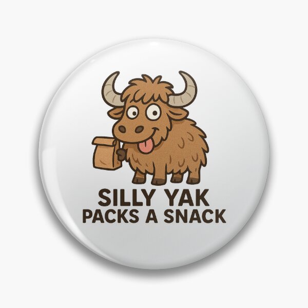 Item preview, Silly Yak Packs a Snack (Coeliac / Celiac) designed and sold by Okayish Things.