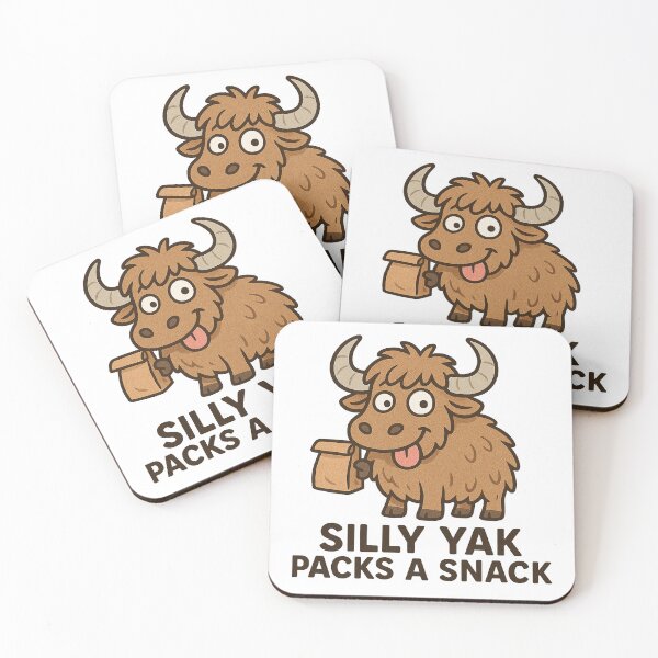 Item preview, Silly Yak Packs a Snack (Coeliac / Celiac) designed and sold by Okayish Things.