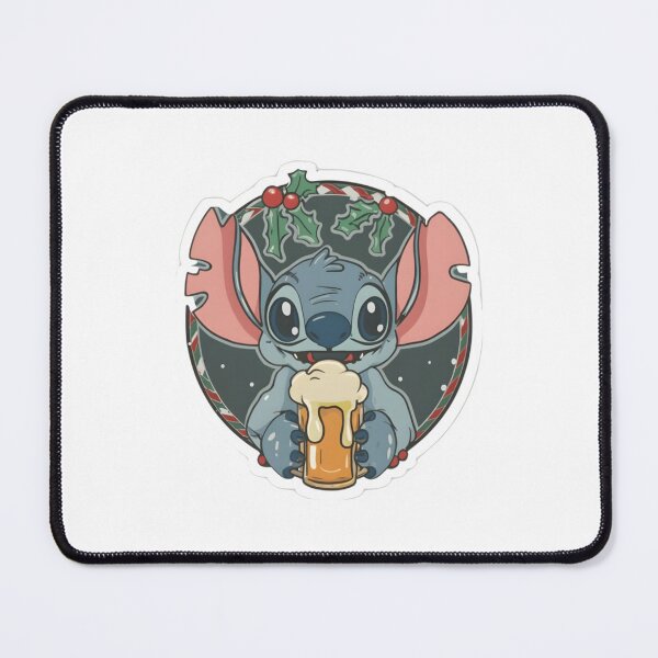 Item preview,  Stitch Cute Christmas Beer Holiday Sticker designed and sold by TiannaSalazar.