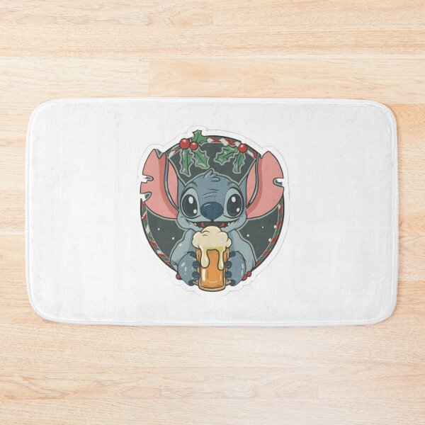 Item preview, Stitch Cute Christmas Beer Holiday Sticker designed and sold by TiannaSalazar.
