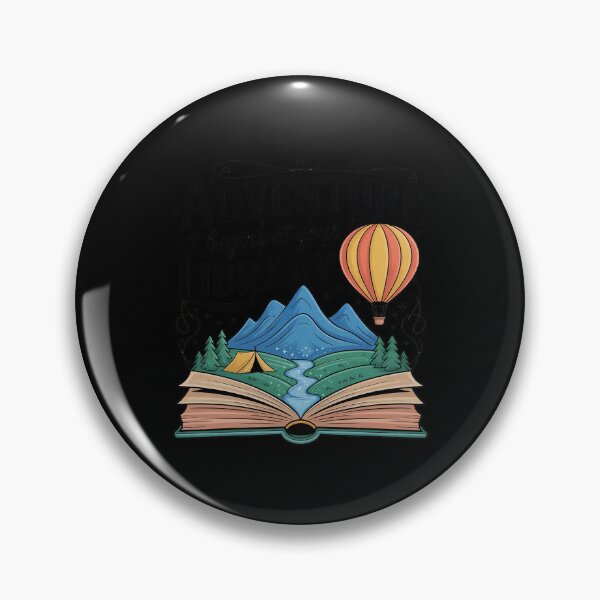 Item preview, Adventure Begins at Your Library Book Lover designed and sold by August4Laughs25.