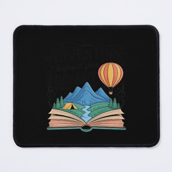 Item preview, Adventure Begins at Your Library Book Lover designed and sold by August4Laughs25.