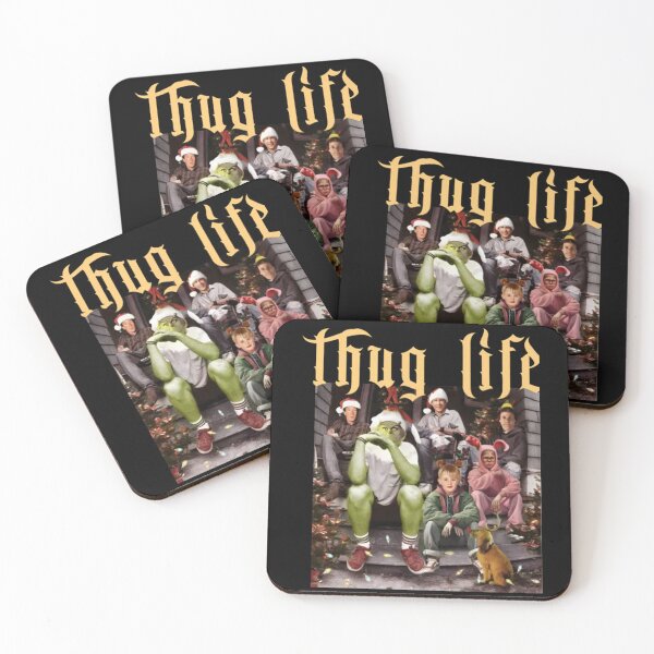 Item preview, Grinch Thug Life Funny Christmas Meme Squad Design designed and sold by TiannaSalazar.