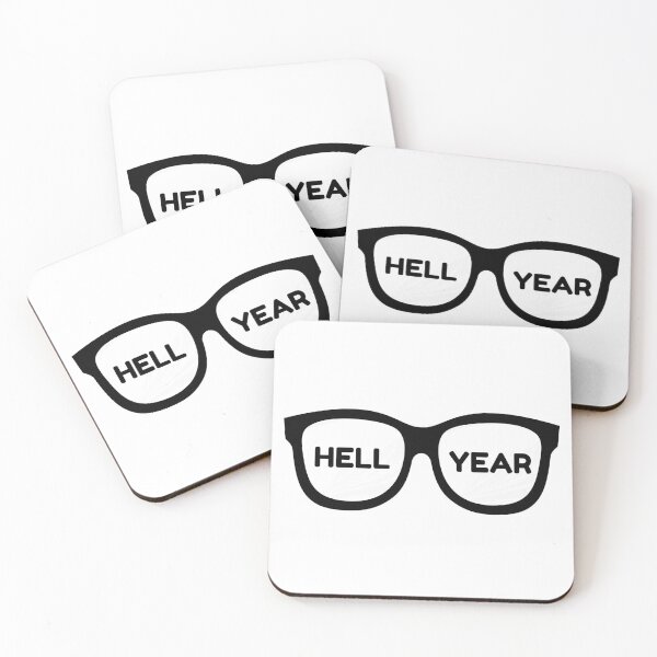Item preview, HELL YEAH Glasses – Bold Confident Attitude Design designed and sold by wackyartwork.