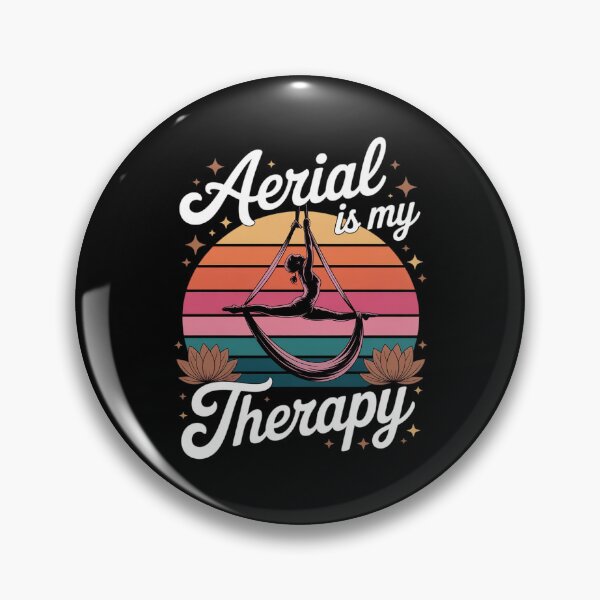 Artikelvorschau, Aerial ist meine Therapie Yoga Silhouette entworfen und verkauft von August4Laughs25.
