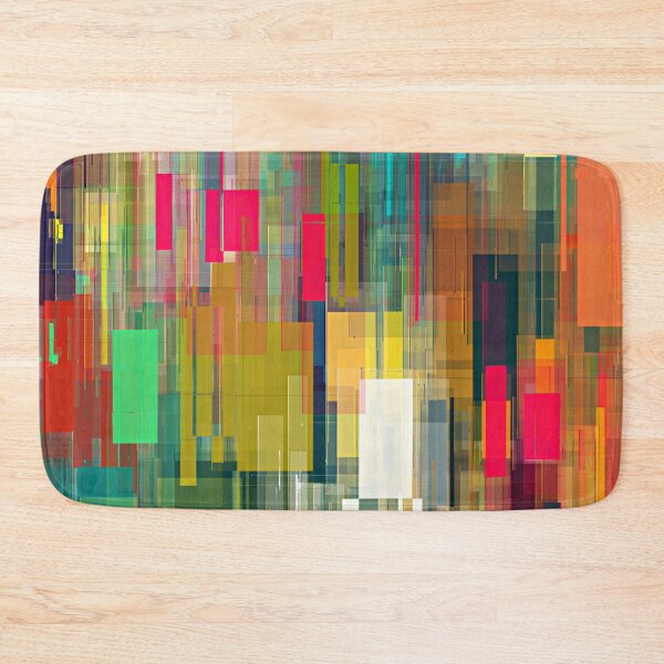 Item preview, Rectangled Motion Blur Green, Yellow, Red Abstract Designs  designed and sold by DEC02.