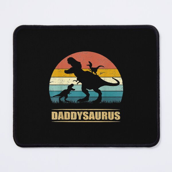 Item preview, Daddy Dinosaur Daddysaurus 2 Two Kids Gift Tee For Dad designed and sold by MisfitCulturer.