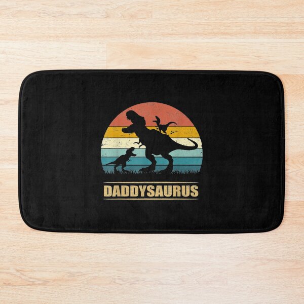 Item preview, Daddy Dinosaur Daddysaurus 2 Two Kids Gift Tee For Dad designed and sold by MisfitCulturer.
