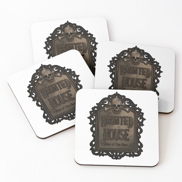 Item preview, Haunted House Sign designed and sold by honeybeepaper.