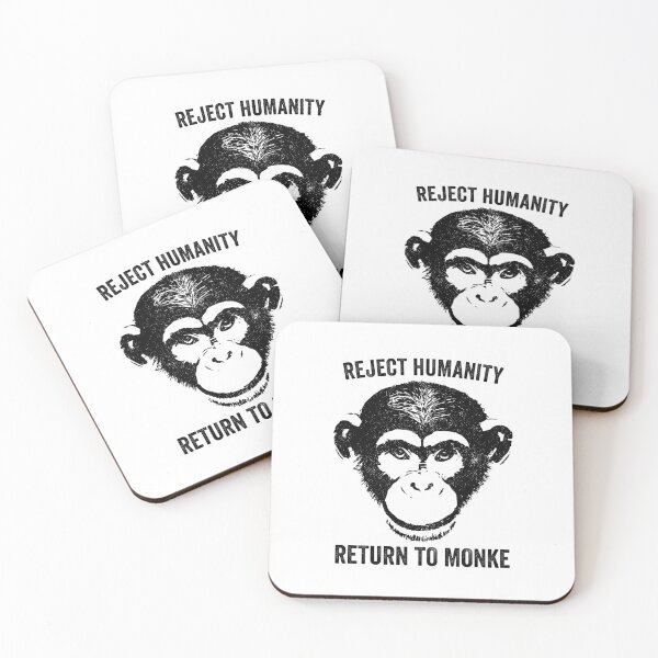 Item preview, Reject Humanity Return To Monke designed and sold by harshanendian.