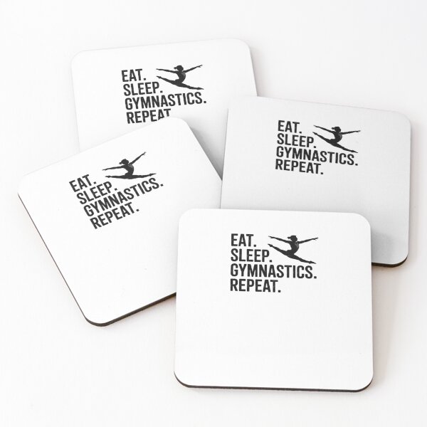 Item preview, Eat Sleep Gymnastics Repeat designed and sold by RayArmstrong.